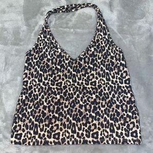 Cheetah print halter top from American Eagle!